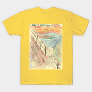 Modern Day Tribute to Edvard Munch T-Shirt